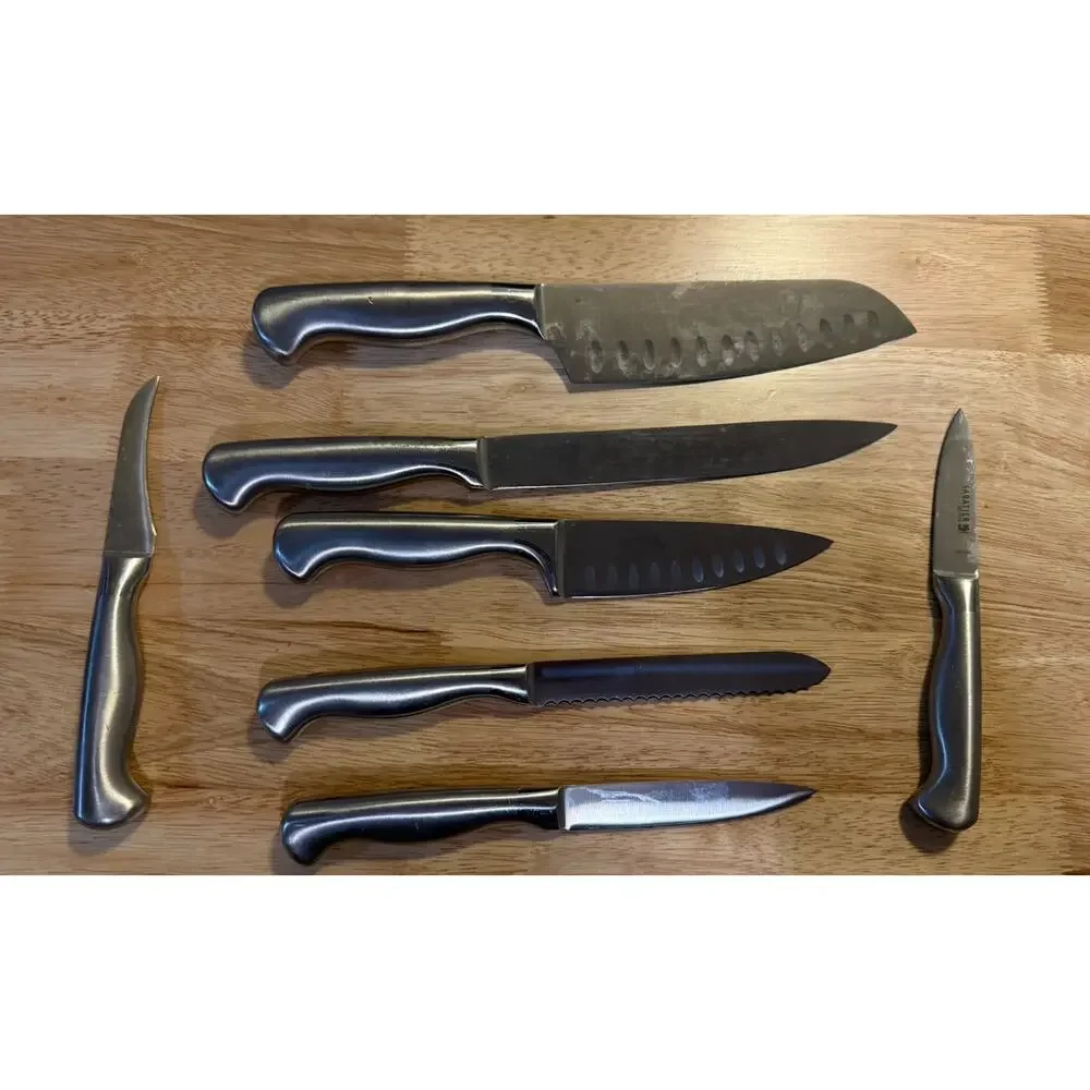 sabatier 7 Piece knife set 20B769 Family Used